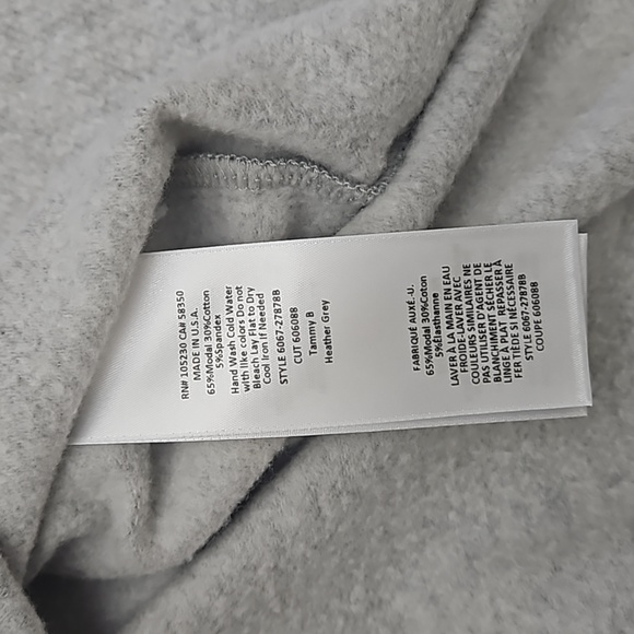 NWT Joie Soft Tammy B Oversized Sweater Heather Grey Size Medium - Picture 6 of 7